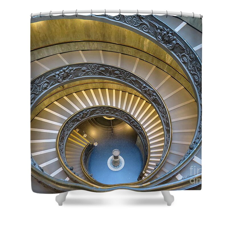 Rome Shower Curtain featuring the photograph Exeunt Sistine Chapel by Laurie Morgan