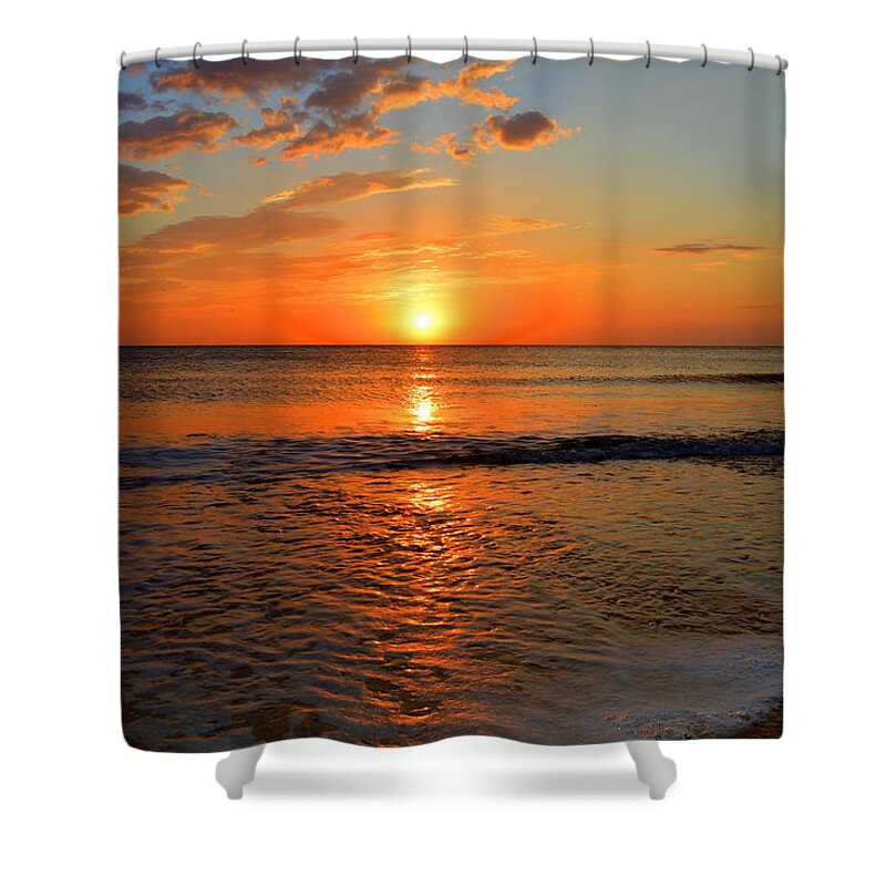 Ocean Shower Curtain featuring the photograph Exhale by Dianne Cowen Cape Cod Photography