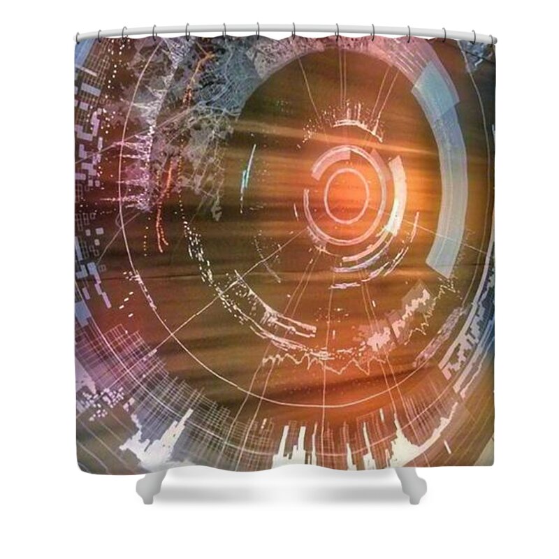 Eye Shower Curtain featuring the photograph Eye by Archangelus Gallery