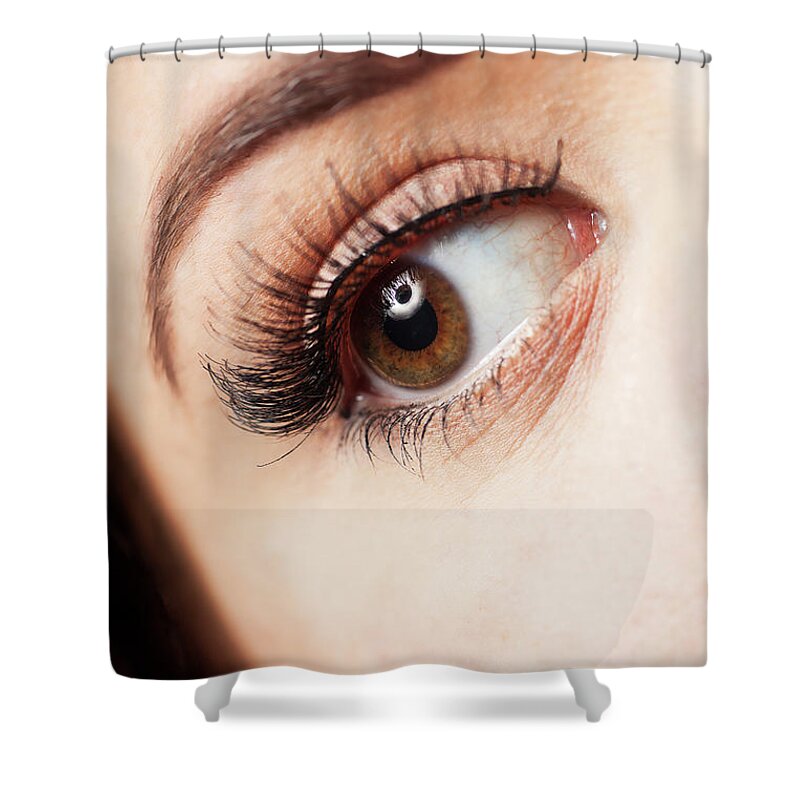 Eye Shower Curtain featuring the photograph Eye by Samuel Whitton