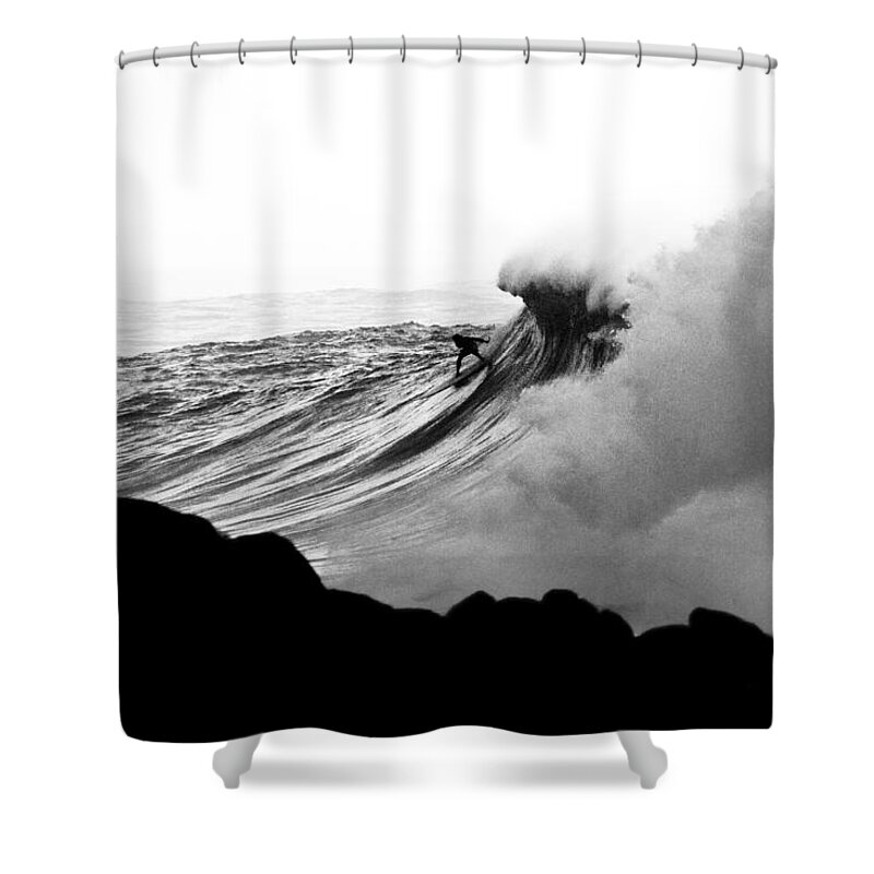 Black And White Shower Curtain featuring the photograph Eyes On The Prize by Sean Davey