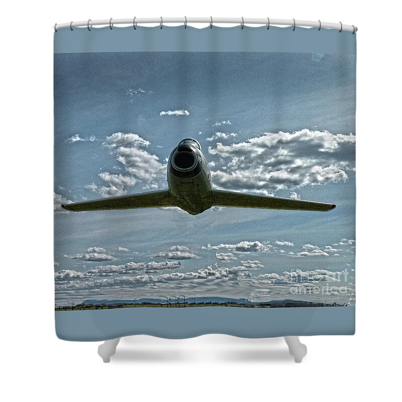 Diane Berry Shower Curtain featuring the photograph F86 by Diane E Berry