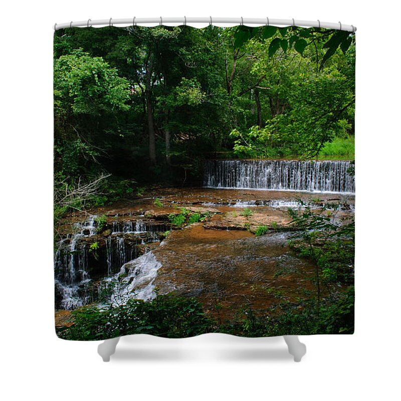 Branch Shower Curtain featuring the photograph Factory Branch by George Taylor