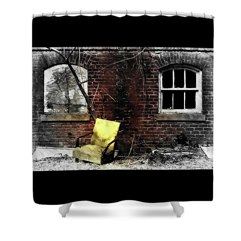 Abandoned Shower Curtain featuring the photograph Fading Away by Jessica Brawley