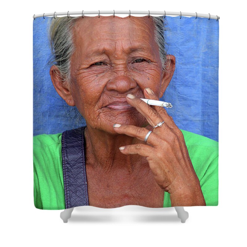 Mati Shower Curtain featuring the photograph Fah Ash Lil by Jez C Self