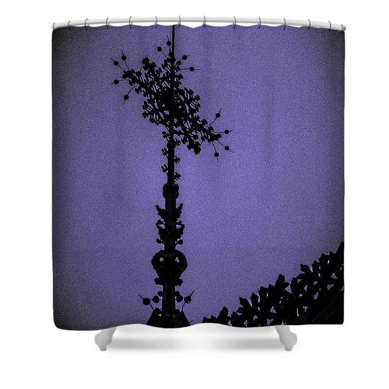 Notre Dame Shower Curtain featuring the photograph Faith by Pamela Newcomb