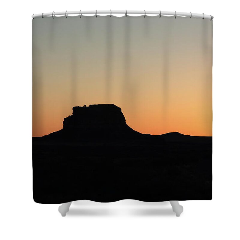 Fajada Butte Shower Curtain featuring the photograph Fajada Butte by David Diaz