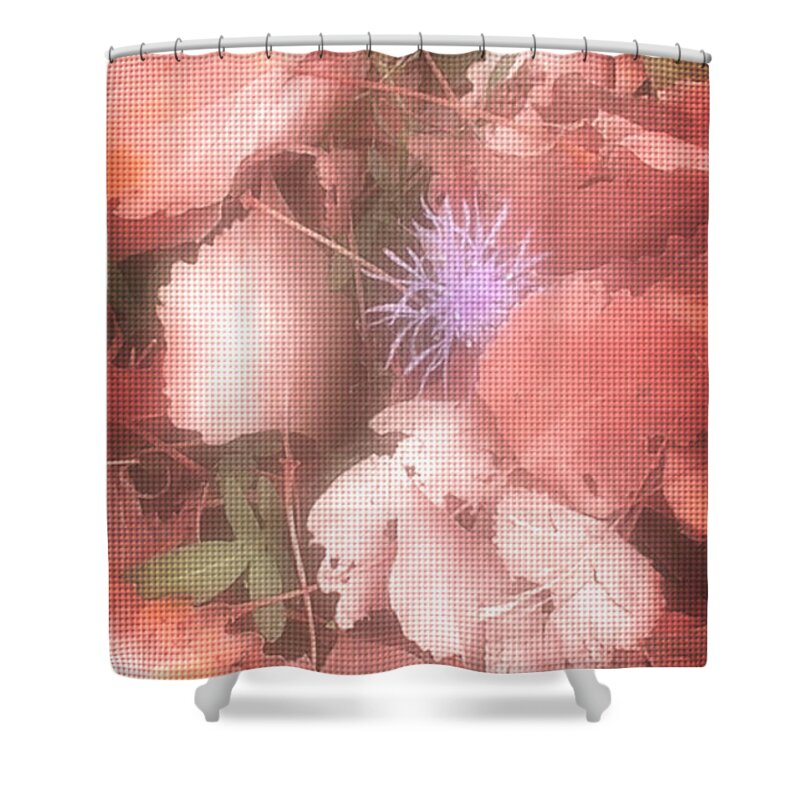 Abstract Shower Curtain featuring the photograph Fall Colors 4 by Susan Kinney
