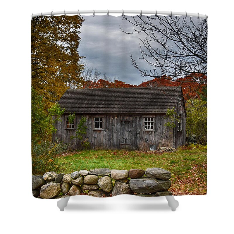 Nature Shower Curtain featuring the photograph Fall In New England by Tricia Marchlik