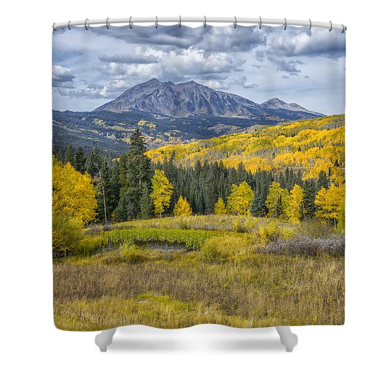 Colorado Shower Curtain featuring the photograph Fall in the Rockies Colorado DSC07164-5 by Greg Kluempers
