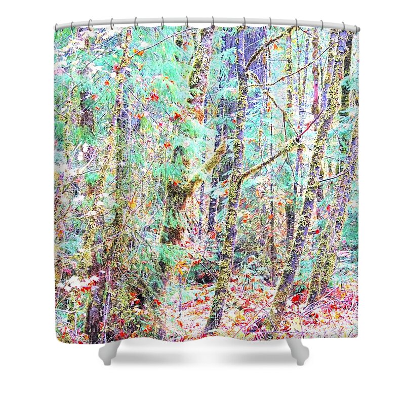 Oregon Shower Curtain featuring the photograph Fall Oregon Forest by Merle Grenz