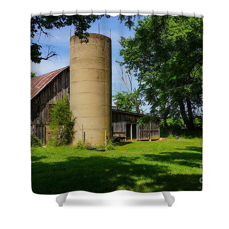 America Shower Curtain featuring the photograph Family Farm by Jennifer White