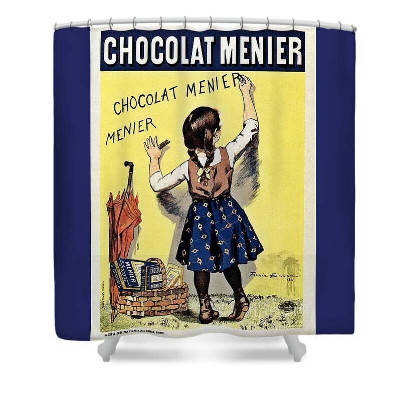 Vintage Chocolat Menier French Advertising Poster Print 