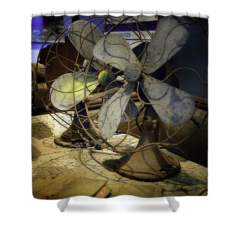 Tranquility Shower Curtain featuring the photograph Fans of Ellis Island by Craig J Satterlee
