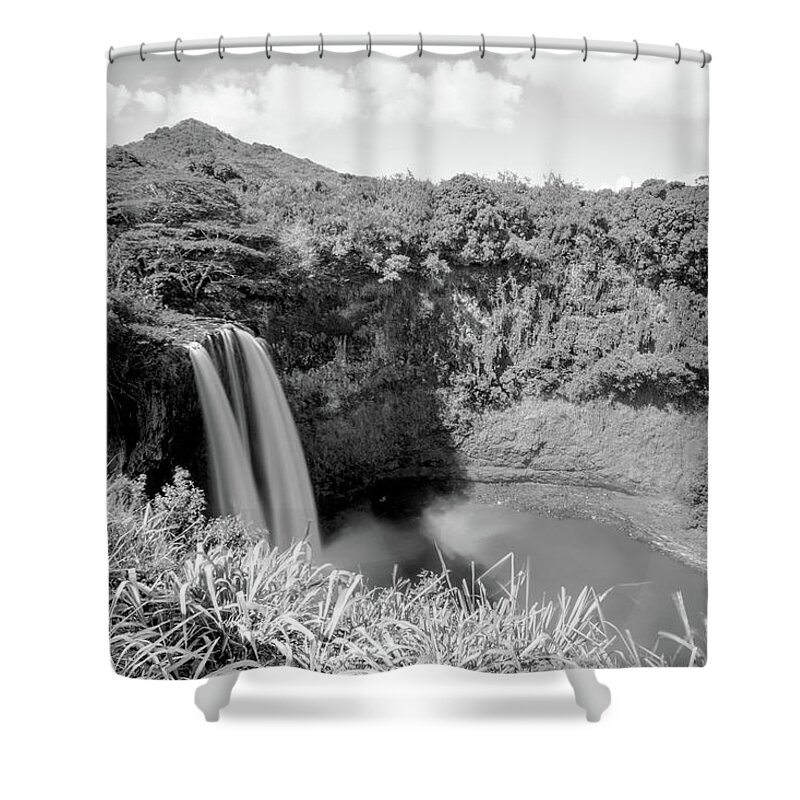 Wailua Falls Shower Curtain featuring the photograph Fantasy Island by Jason Wolters
