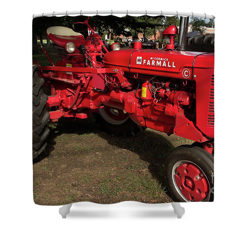 Tractor Shower Curtain featuring the photograph Farmall C by Mike Eingle