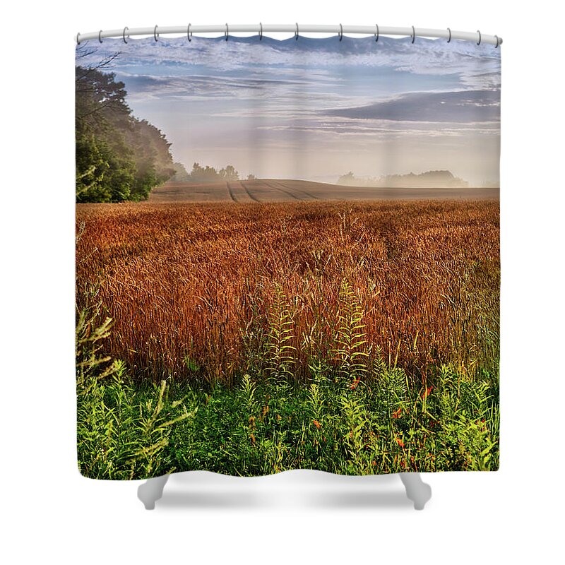 Canada Shower Curtain featuring the photograph Farmland by Nick Mares
