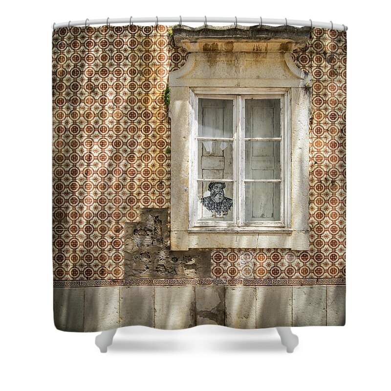 Faro Shower Curtain featuring the photograph Faro Window by Nigel R Bell