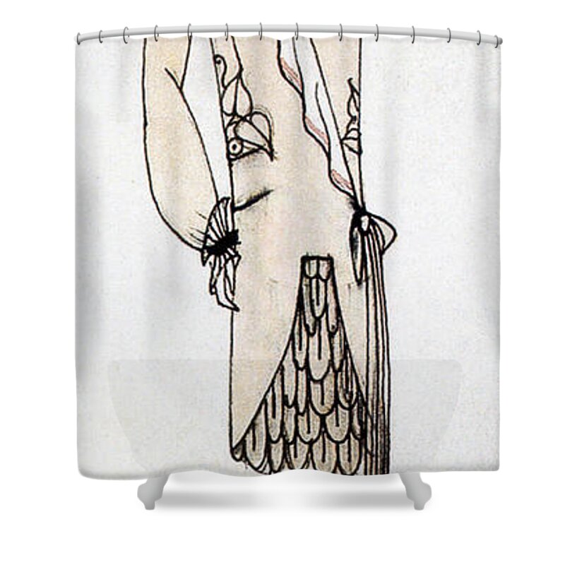 Fashion Shower Curtain featuring the photograph Fashion Design, 1920s by Science Source