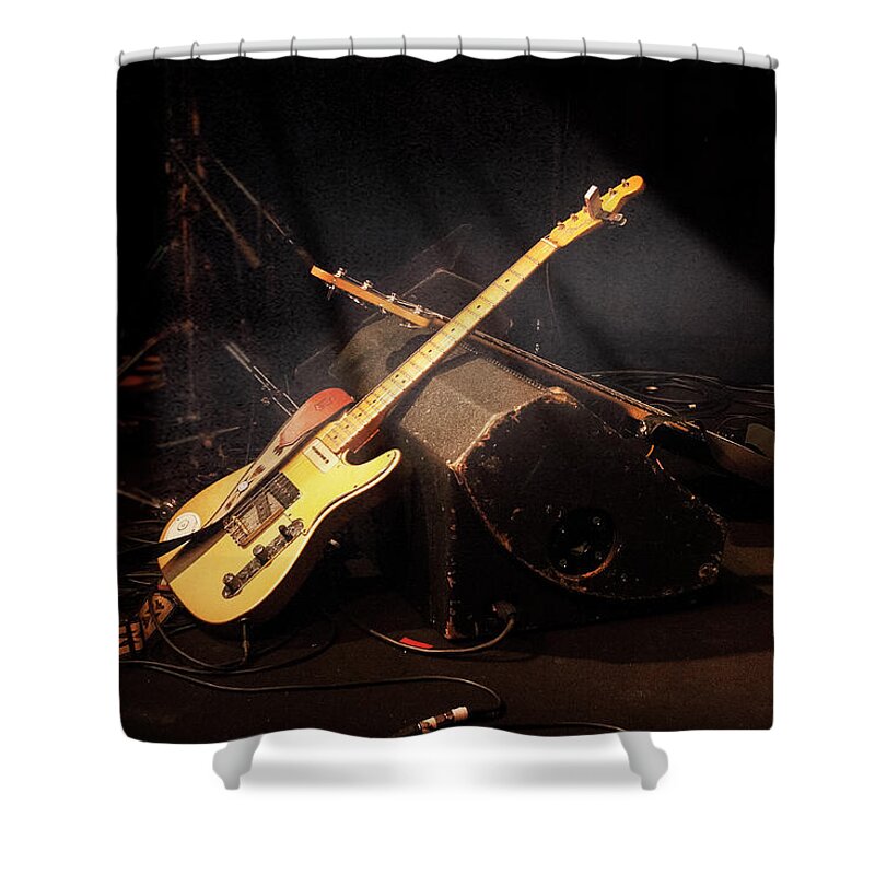 Feedback Shower Curtain featuring the photograph Feedback by Micah Offman