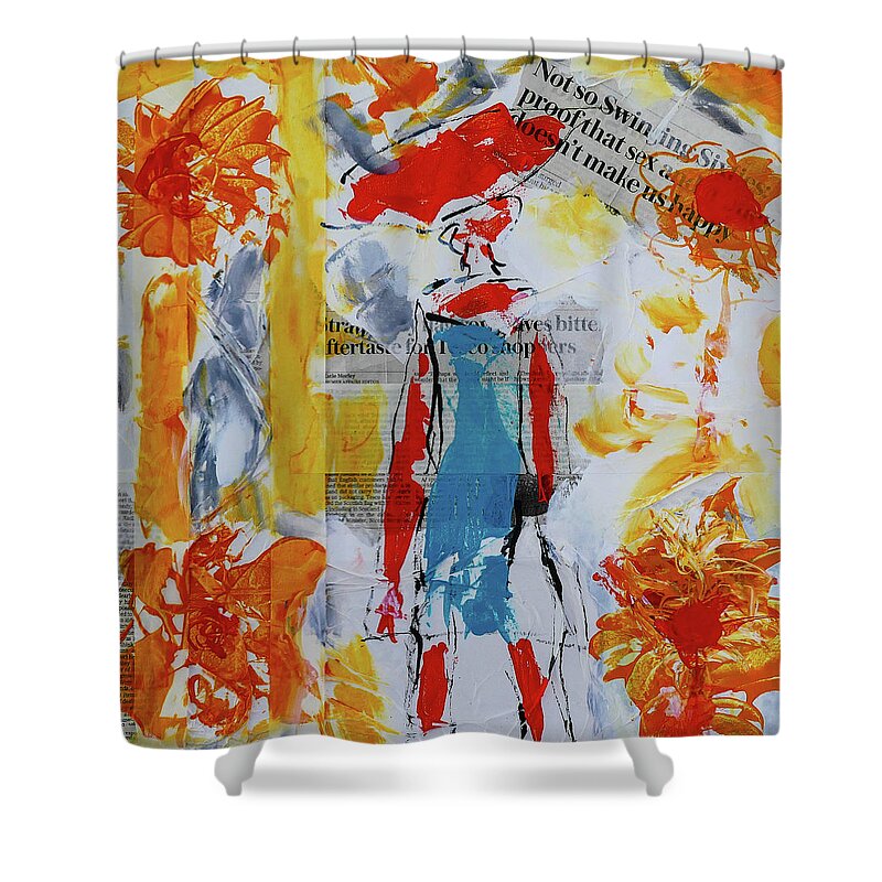 Sixties Shower Curtain featuring the photograph Feeling the sixties by Gabi Hampe