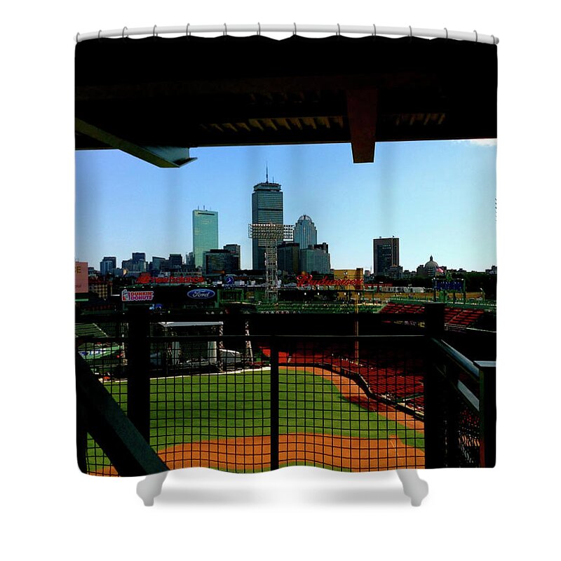 Fenway Park Collectibles Shower Curtain featuring the photograph Fenway Park, XI by Iconic Images Art Gallery David Pucciarelli