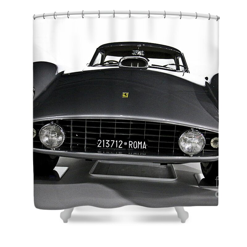 Ferrari Shower Curtain featuring the photograph Ferrari Classic 2 by Tom Griffithe