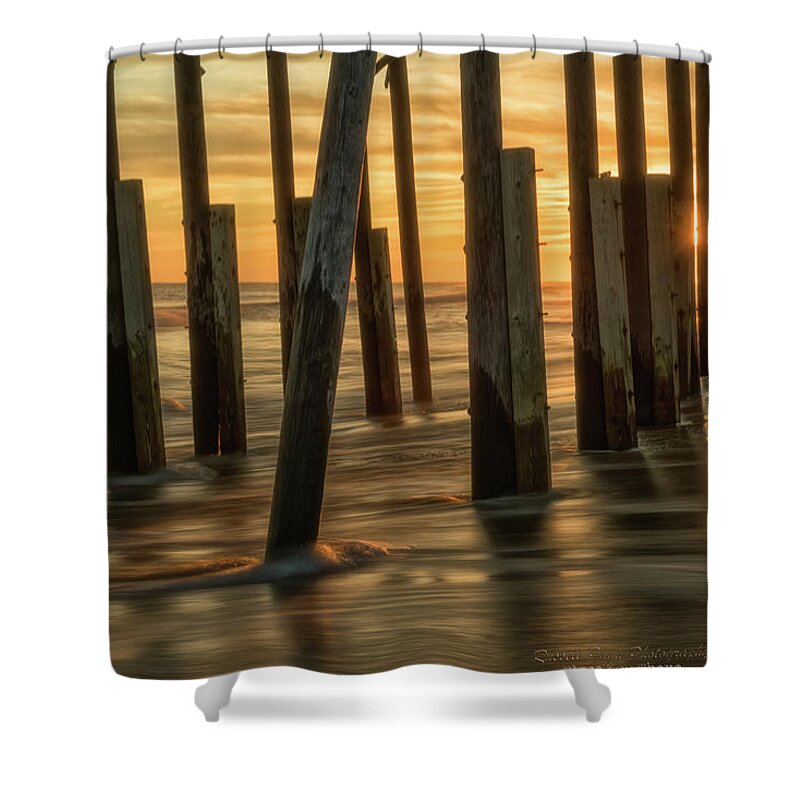 Sunset Shower Curtain featuring the photograph Fiery Kiss by Russell Pugh