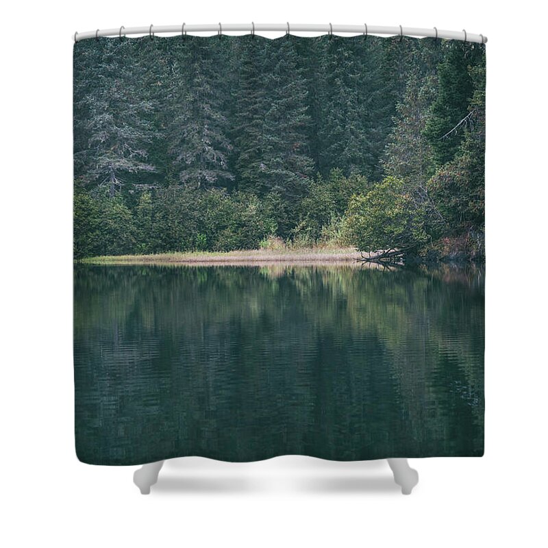 Alaska Shower Curtain featuring the photograph Fifty Shades of Green by Scott Slone