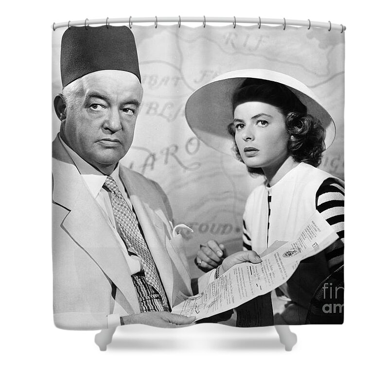 1940s Shower Curtain featuring the photograph Film: Casablanca, 1942 by Granger