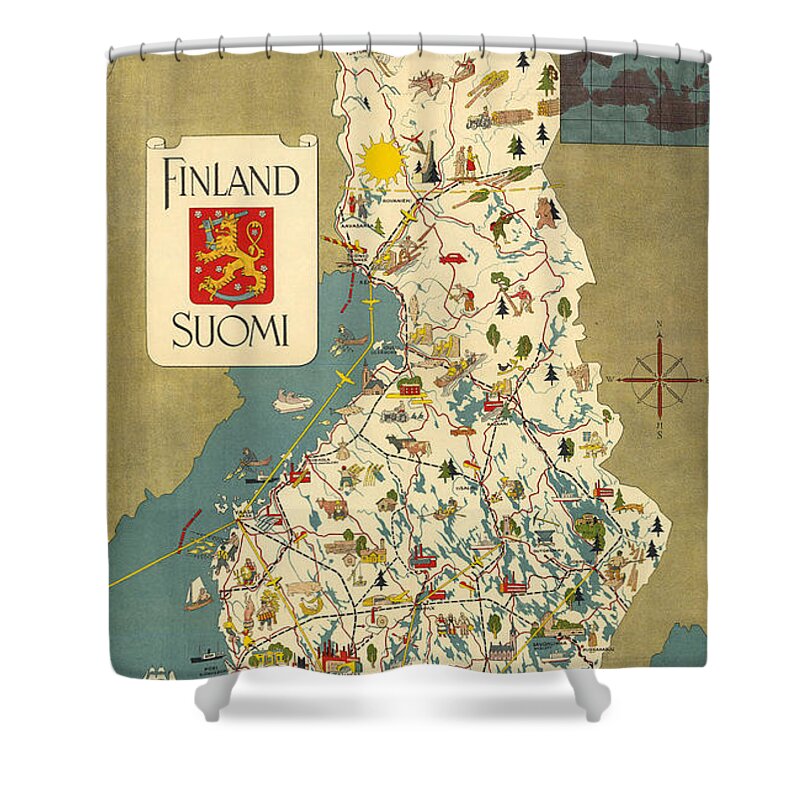 Suomi Shower Curtains