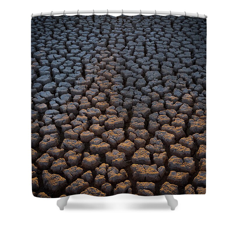 Utah Desert Shower Curtain featuring the photograph Fire Cracks by Emily Dickey