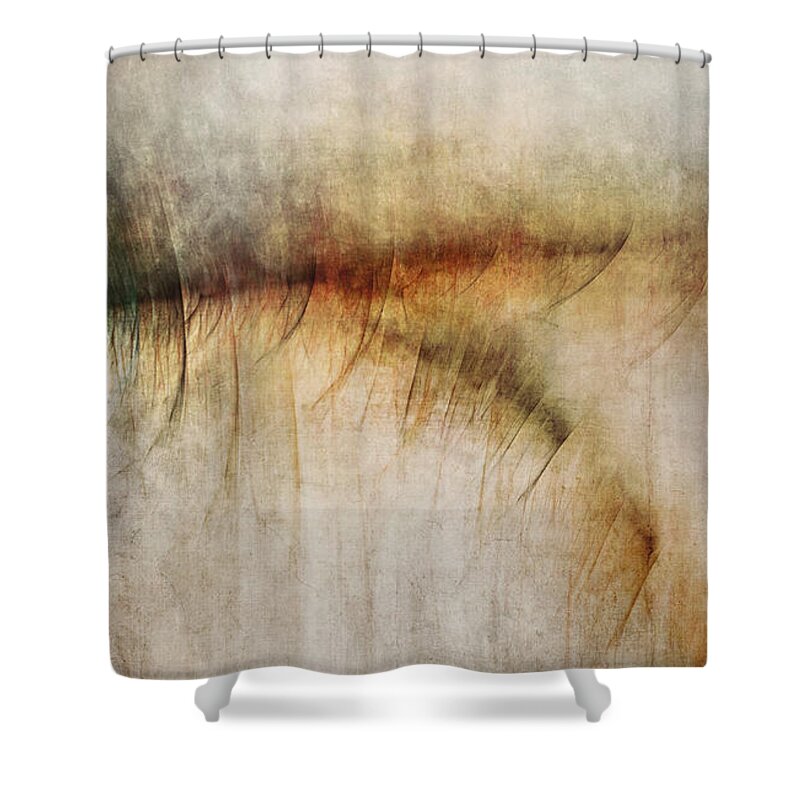 Fire Shower Curtain featuring the digital art Fire Walk With Me by Scott Norris
