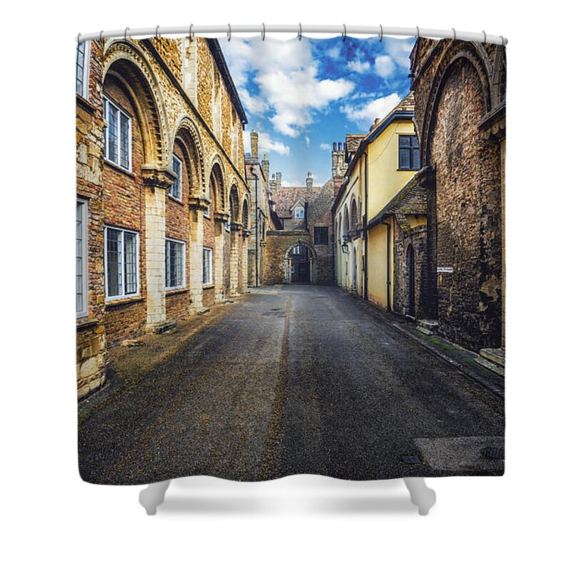 Ancient Shower Curtain featuring the photograph Firmary Lane by James Billings
