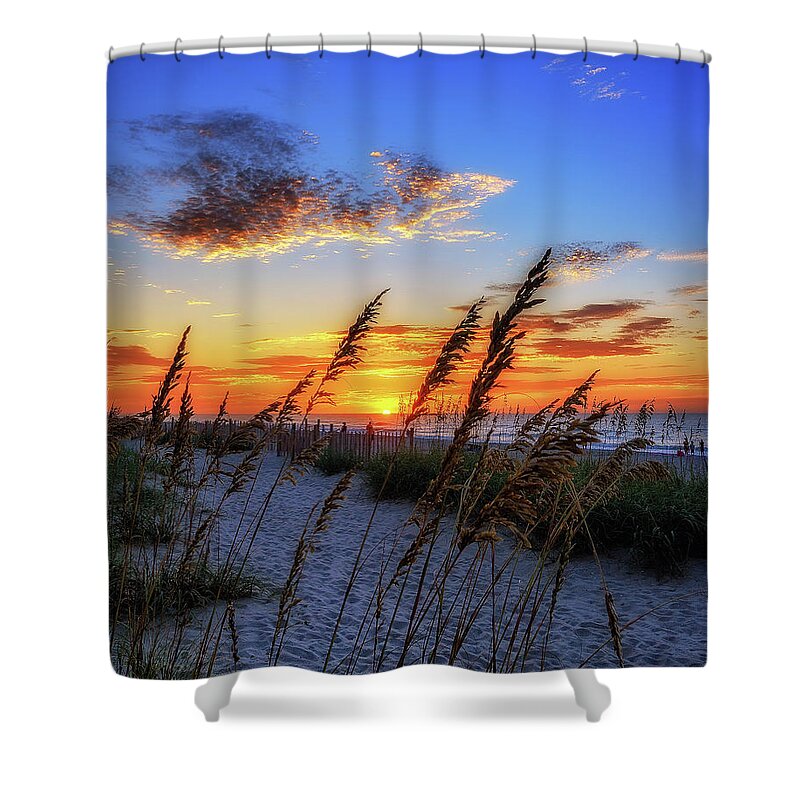 Sunrise Shower Curtain featuring the photograph First Light by Steve Hurt