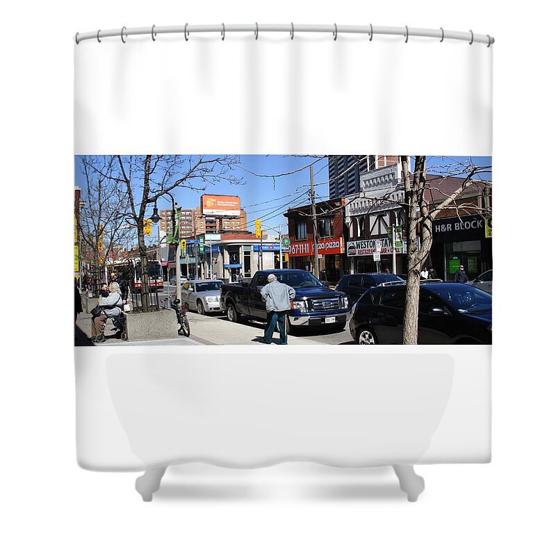 Spring Shower Curtain featuring the photograph First Warm Spring Day by Ian MacDonald