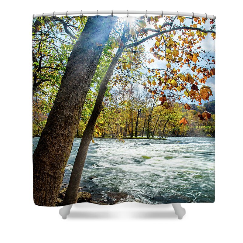 Landscape Shower Curtain featuring the photograph Fisherman's Paradise by Joe Shrader