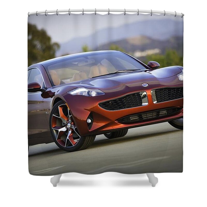 Fisker Shower Curtain featuring the photograph Fisker by Jackie Russo