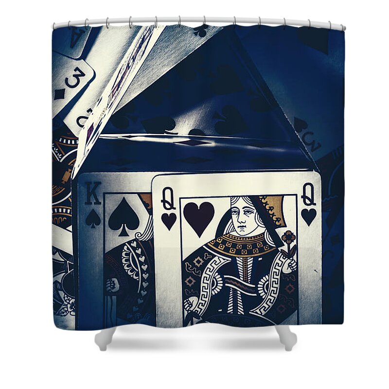 Structure Shower Curtain featuring the photograph Fit for a king and queen by Jorgo Photography