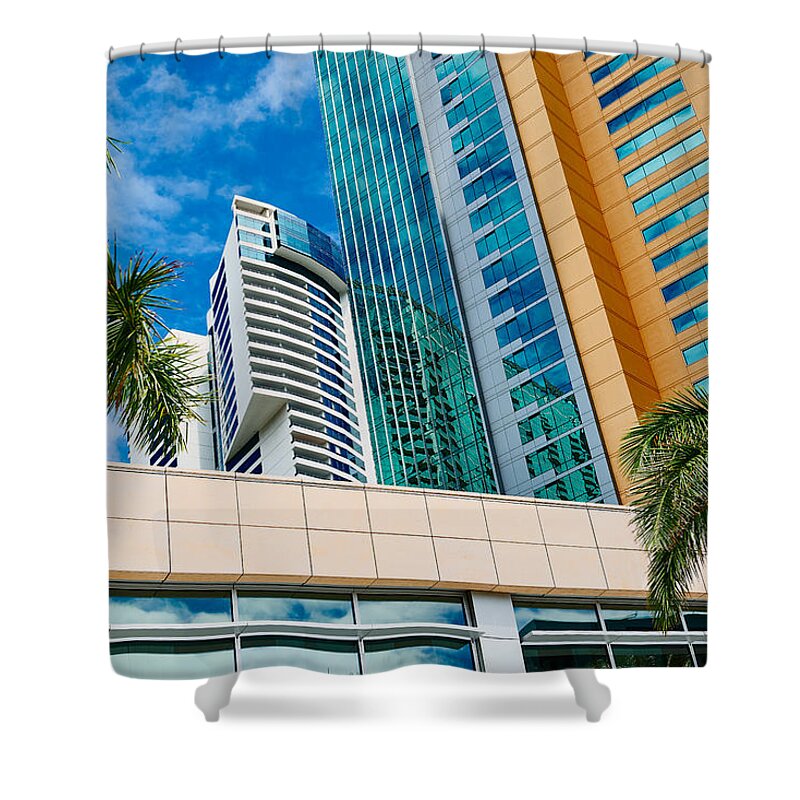 Building Shower Curtain featuring the photograph FLA-150531-ND800E-25113-color by Fernando Lopez Arbarello