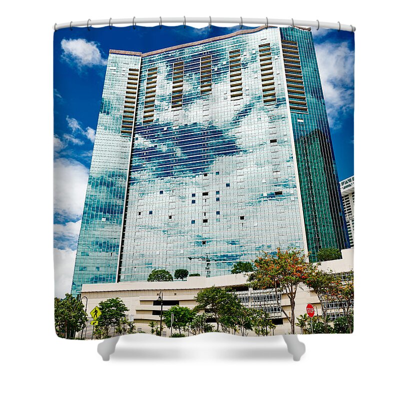 Building Shower Curtain featuring the photograph FLA-150531-ND800E-25120-color by Fernando Lopez Arbarello