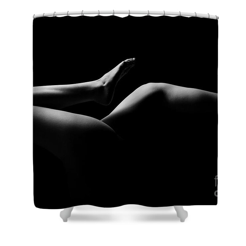 Artistic Shower Curtain featuring the photograph Flash of Light by Robert WK Clark