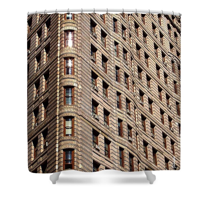 Building Shower Curtain featuring the photograph Flat Iron by Deborah Crew-Johnson