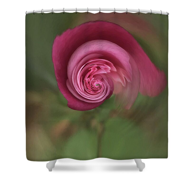 Rose Shower Curtain featuring the photograph Floral fantasy 1 by Usha Peddamatham
