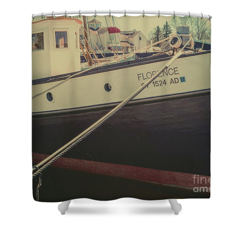 Charles Shower Curtain featuring the photograph Florence At The Seaport by Joe Geraci