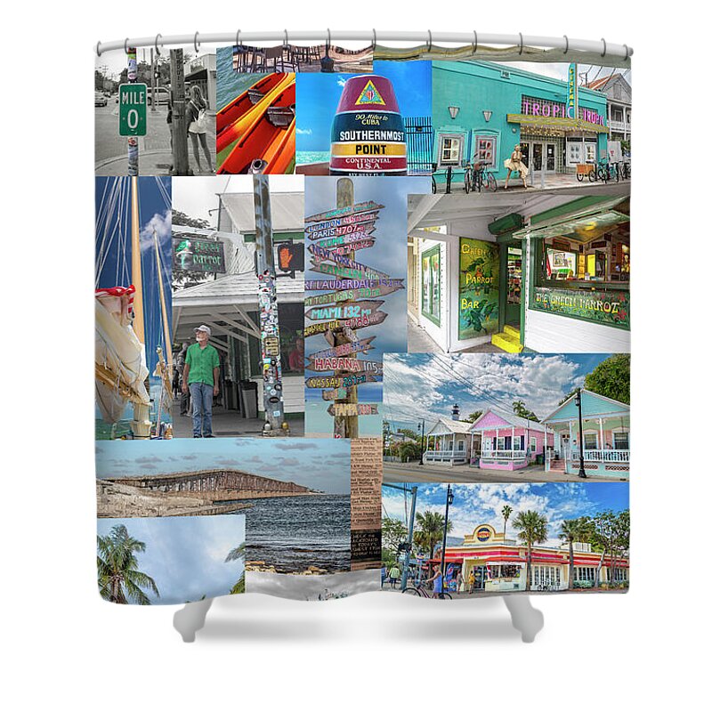 Florida Shower Curtain featuring the photograph Florida Key West Collection by Betsy Knapp