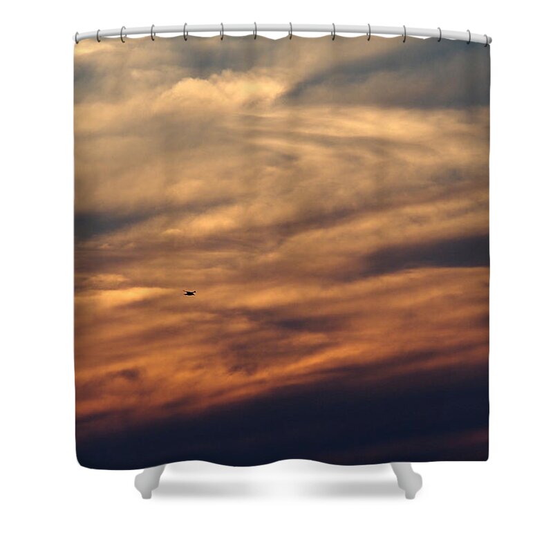Sunset Shower Curtain featuring the photograph Florida Sunset 0052 by Wesley Elsberry