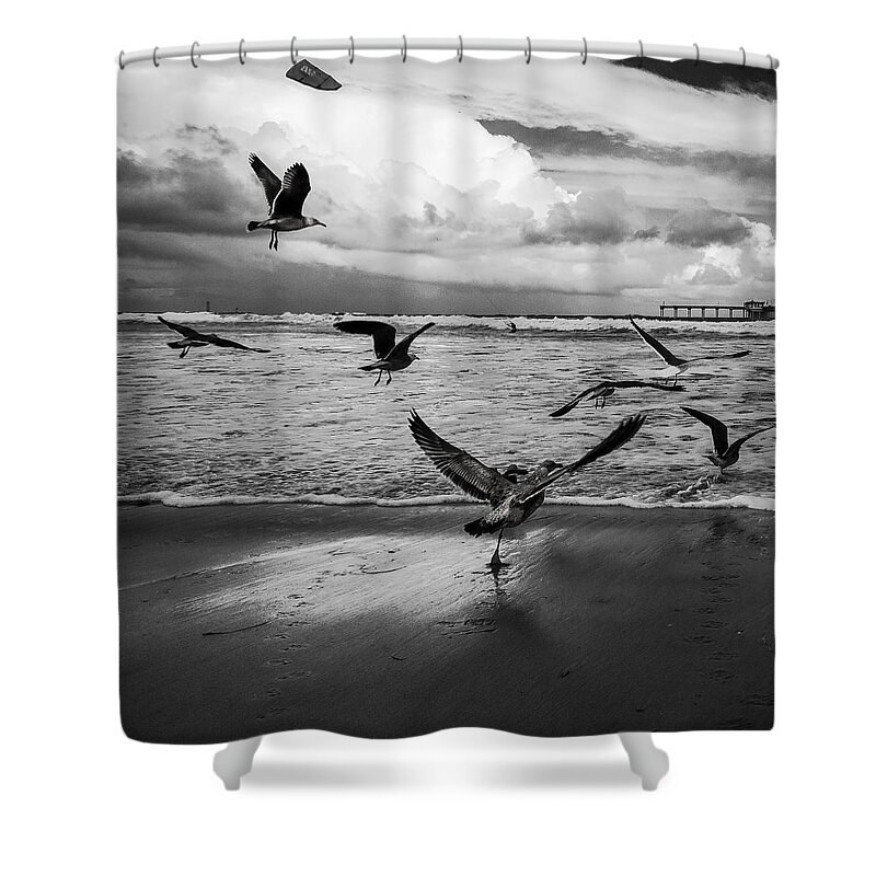 Beach Shower Curtain featuring the photograph Flow by Ryan Weddle