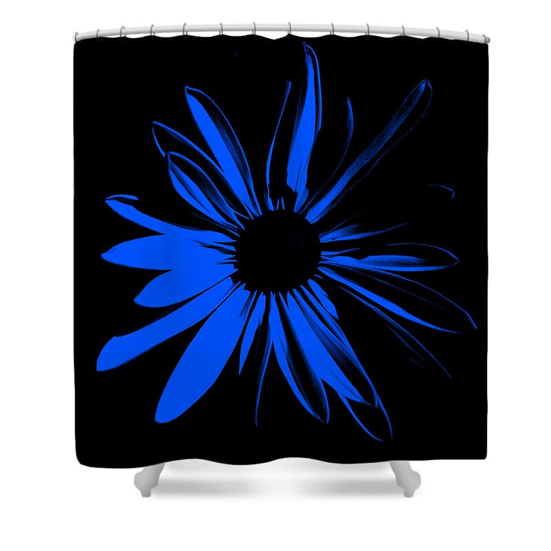 Flower Shower Curtain featuring the digital art Flower 4 by Maggy Marsh