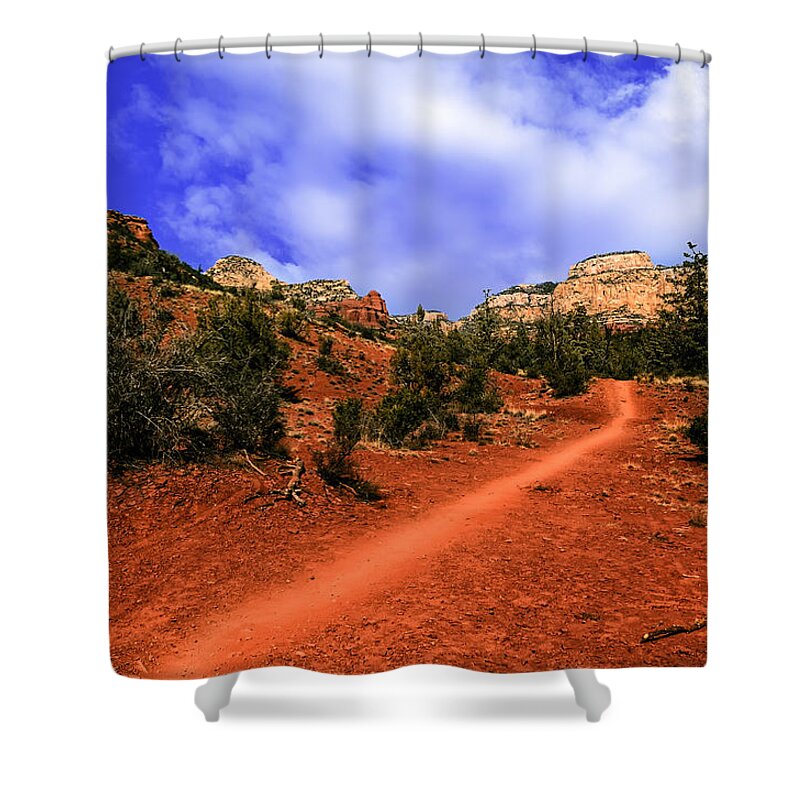 Arizona Shower Curtain featuring the photograph Follow Me by Mark Myhaver